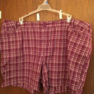 Plaid shorts